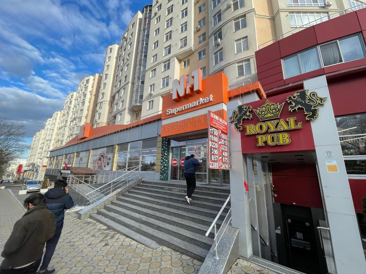 Comfortable Apartment With A Panoramic View Chisinau Exterior foto